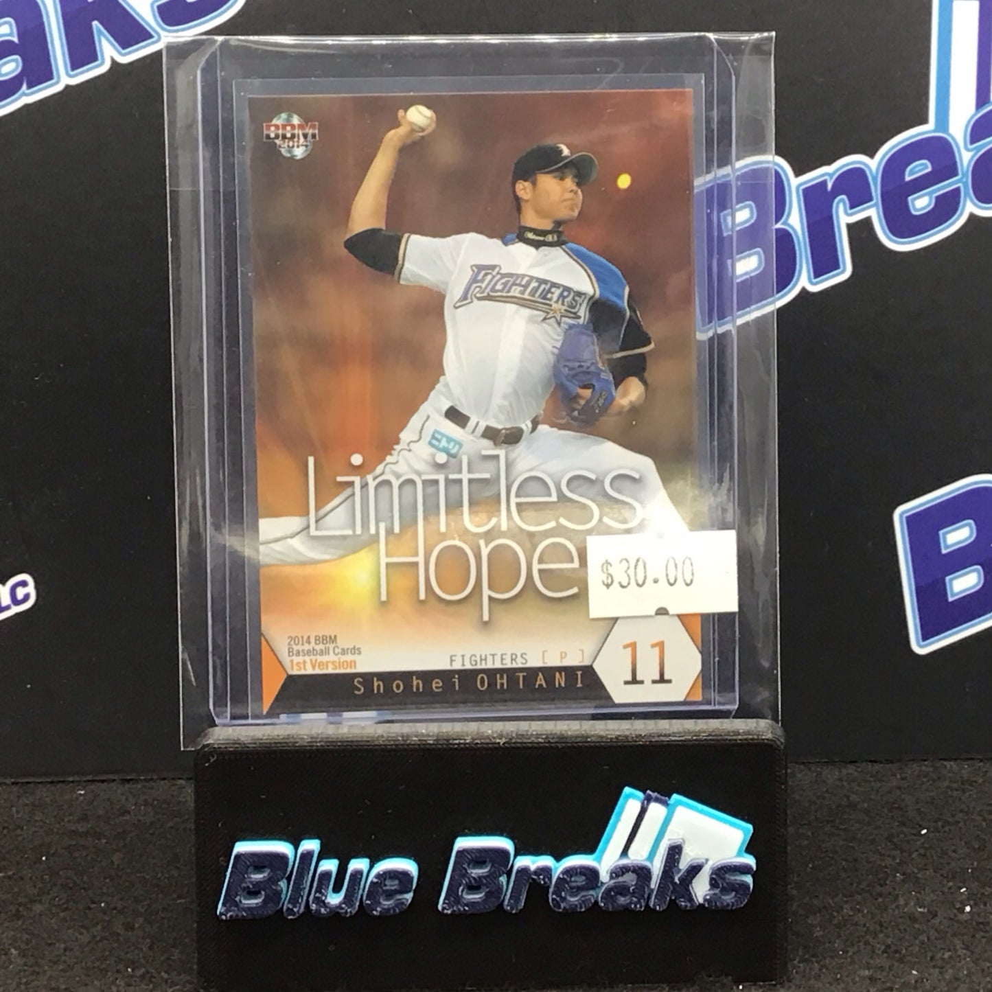 2014 BBM 1st Version Limitless Hope Shohei Ohtani 354 Fighters