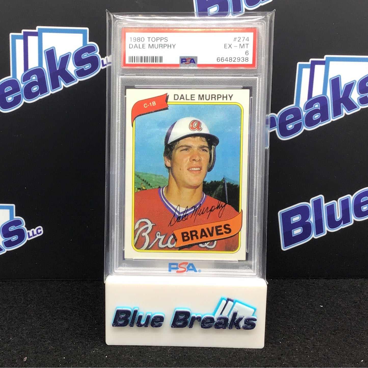 1980 Topps Dale Murphy #274 PSA 6 Braves