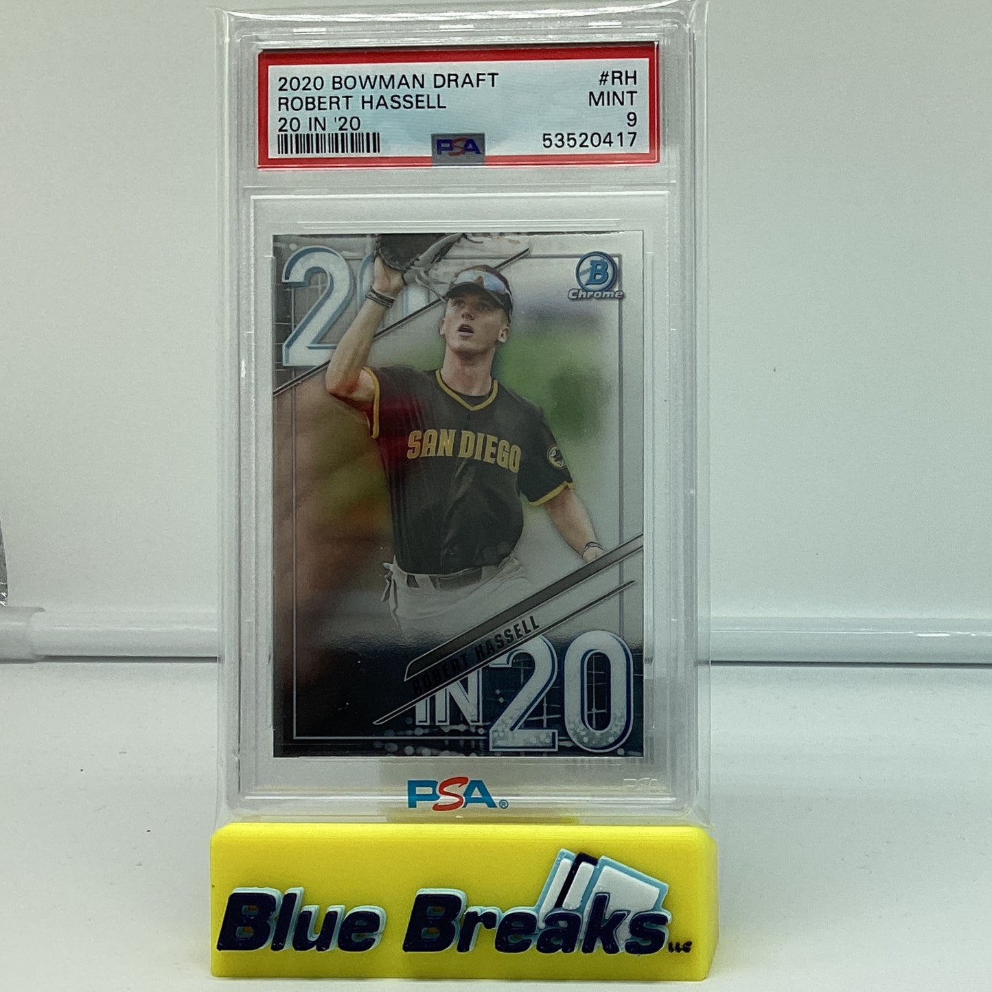 2020 Bowman Draft - Robert Hassell Mt 9