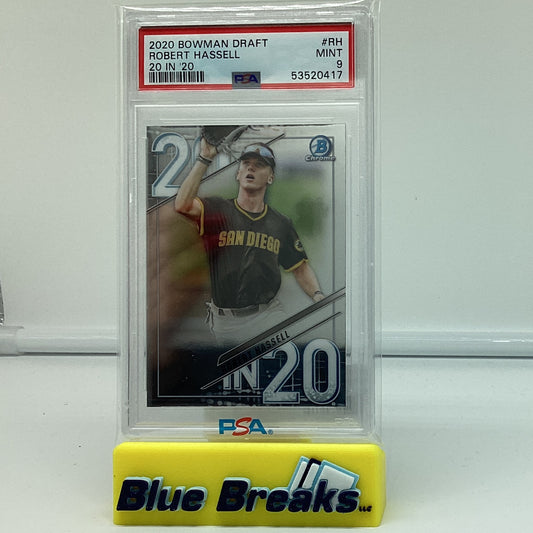 2020 Bowman Draft - Robert Hassell Mt 9