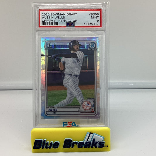 2020 Bowman Draft - Austin Wells Mt 9