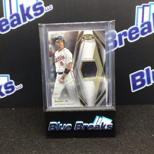 2022 Topps Tier 1 Cal Ripken Jr Relic 083/299 #T1R-CR - Baltimore Orioles