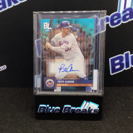 2024 Topps Big League Foil Pete Alonso auto #BLA-PA Mets