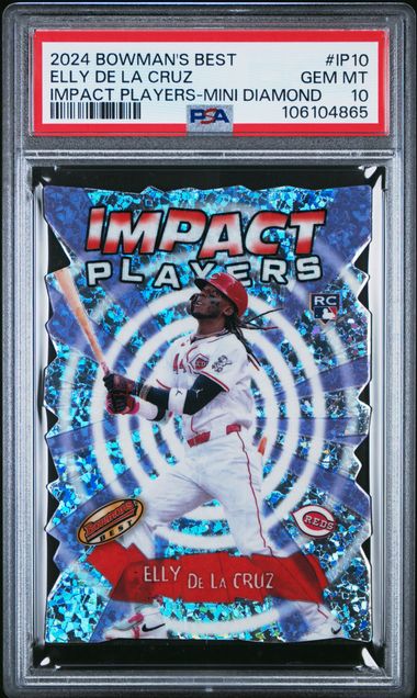 2024 Bowman's Best - Elly De La Cruz - Impact Players - Mini Diamond - Die Cut - #IP10 - baseball - Reds