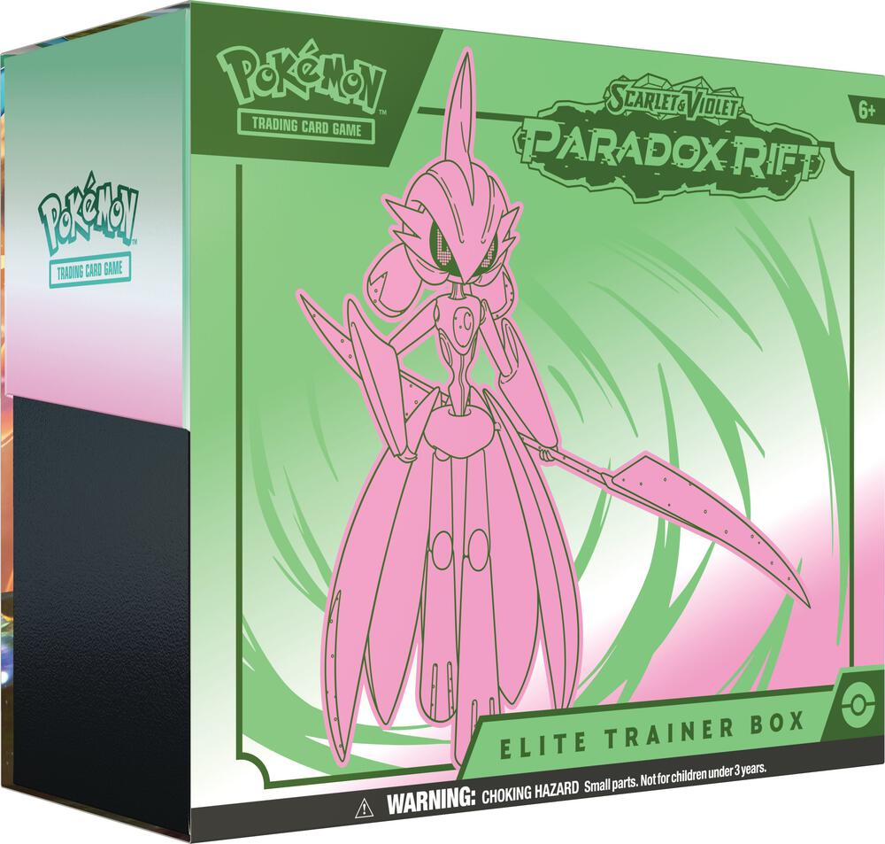 Pokémon - Paradox Rift Elite Trainer Box [Iron Valiant] - [Roaring Moon] - SV04: Paradox Rift (PAR) - Sealed Wax
