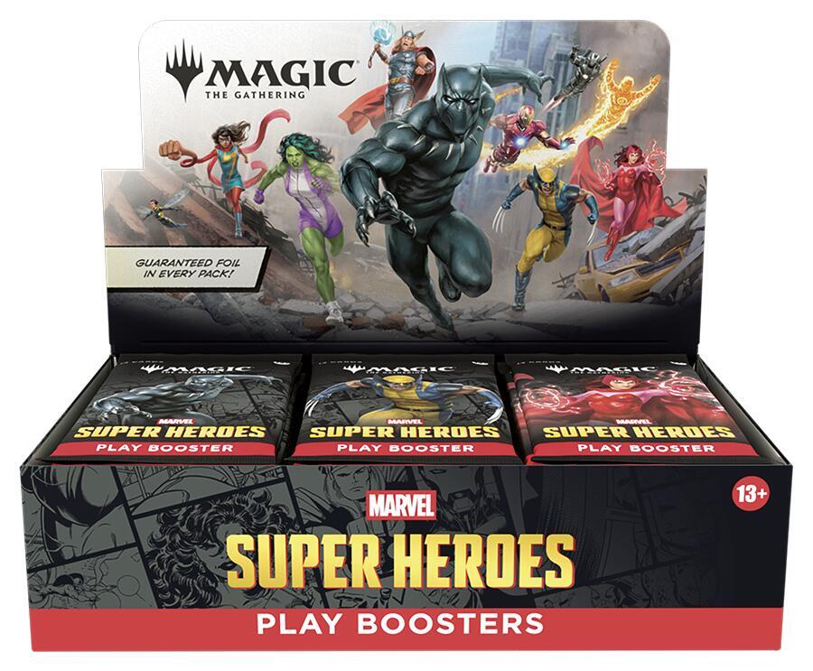 Magic the Gathering [MTG] - Marvel Super Heroes - Play Booster Display - Marvel Super Heroes (MSH) - Sealed Wax
