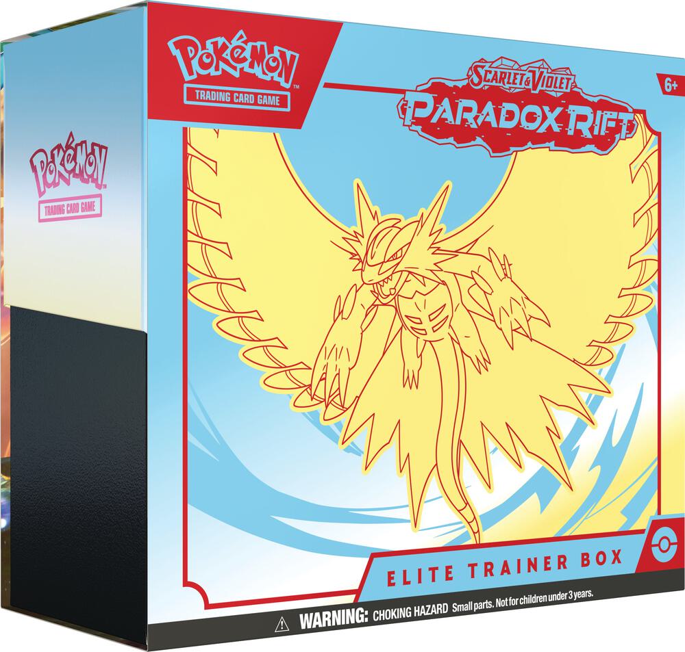 Pokémon - Paradox Rift Elite Trainer Box [Iron Valiant] - [Roaring Moon] - SV04: Paradox Rift (PAR) - Sealed Wax
