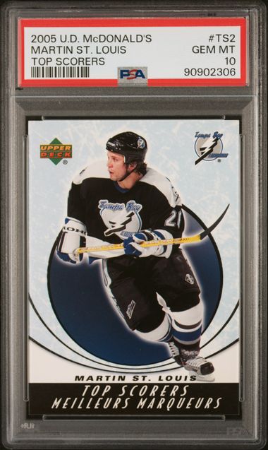 2005 Upper Deck - McDonalds - Top Scorers - Martin St. Louis - PSA10 - #TS2 - Ice Hockey - Lightening - drop