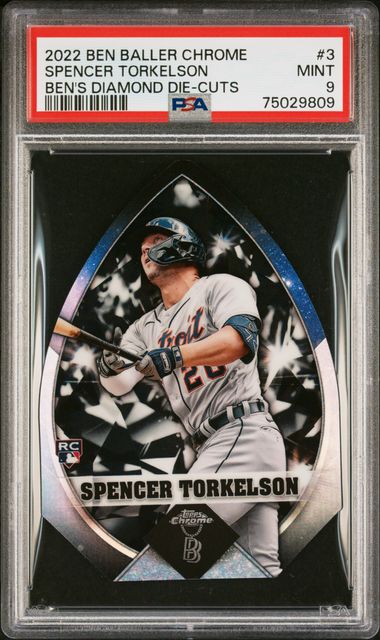 2022 Topps - Ben Baller Chrome - Ben's Daimond Die-Cuts - Spencer Torkelson - RC - #BBDC-3 - Tigers
