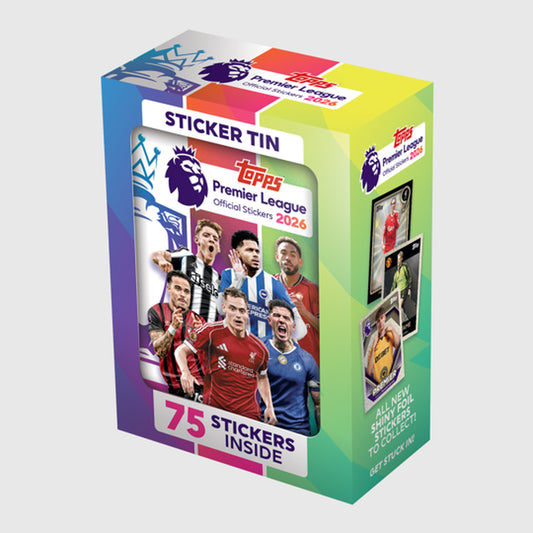 2026 Topps - Premier League - Sticker Tin - Sealed Wax
