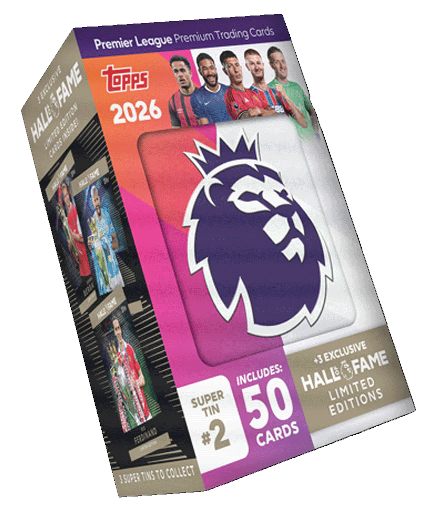 2026 Topps Premier League - Debut Edition - Super Tin #1, #2 or #3 - soccer - Sealed Wax