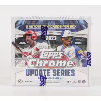 2023 Topps Chrome Update Series Baseball Jumbo Box - Sealed Wax