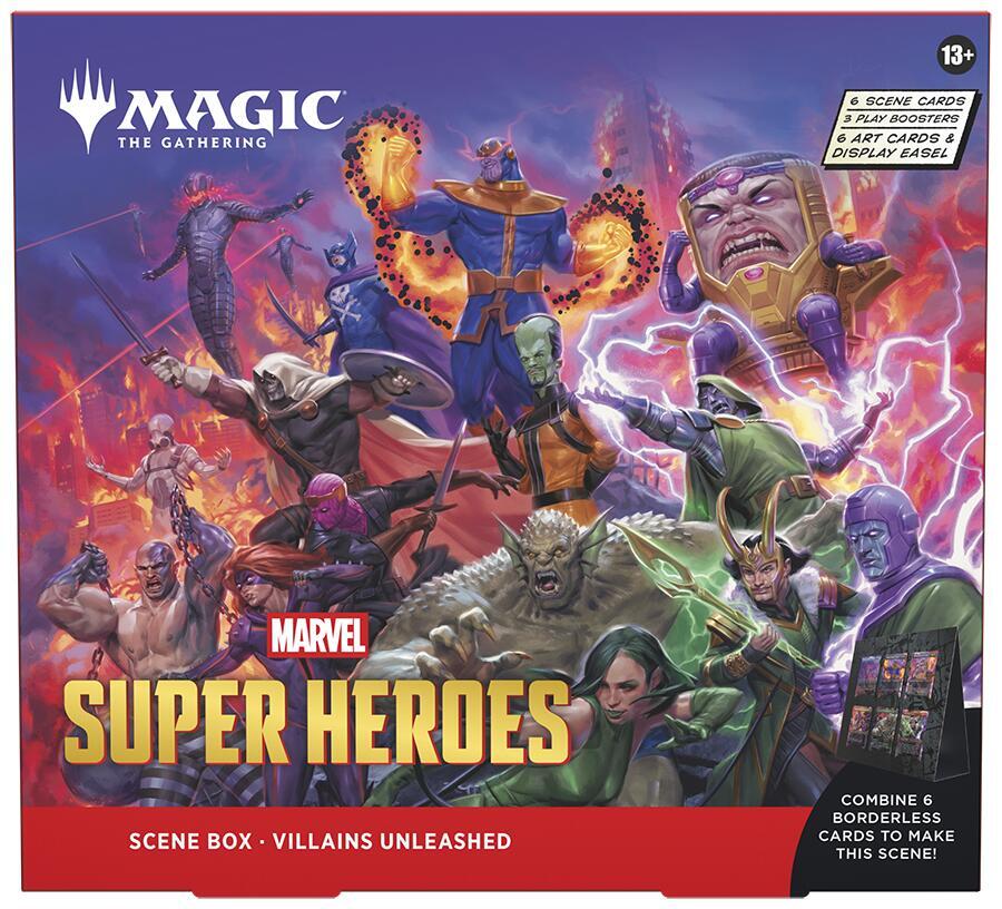 Magic the Gathering [MTG] - Marvel Super Heroes Scene Box - Villains Unleashed - Heroes United - Marvel Super Heroes (MSH) -