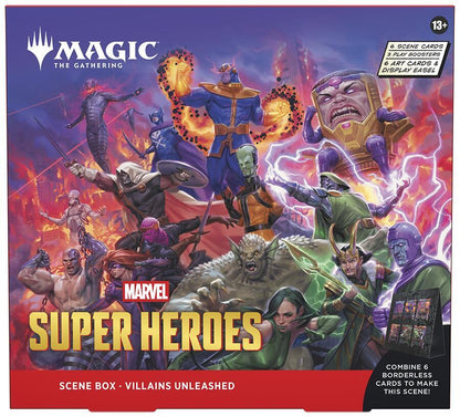 Magic the Gathering [MTG] - Marvel Super Heroes Scene Box - Villains Unleashed - Heroes United - Marvel Super Heroes (MSH) -