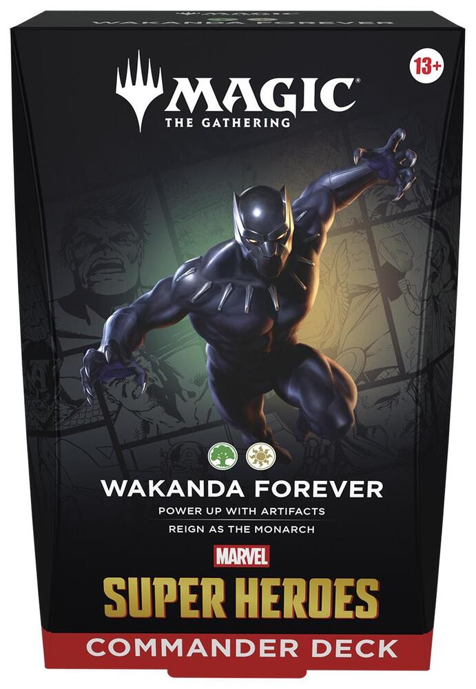 Magic the Gathering [MTG] - Marvel Super Heroes Commander Deck - Wakanda Forever - Commander: Marvel Super Heroes (MSC) - Sealed Wax