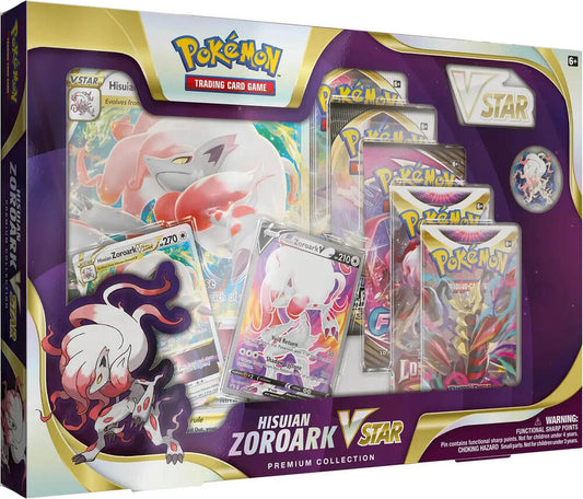Pokémon - Hisuian Zoroark VSTAR Premium Collection (International Version) - SWSH11: Lost Origin (SWSH11) - Sealed Wax